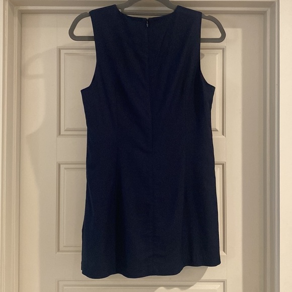 𝅺THEORY Yinga Debut Navy Blue Tunic Top - Picture 9 of 10